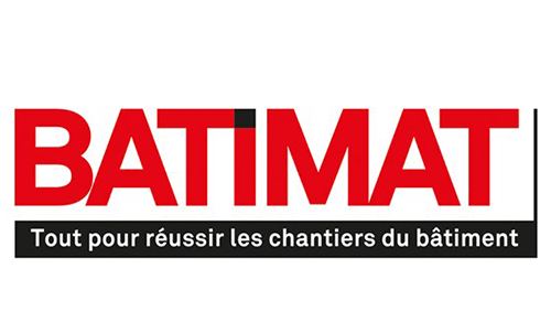 Logo of Batimat as partner of beSteel.