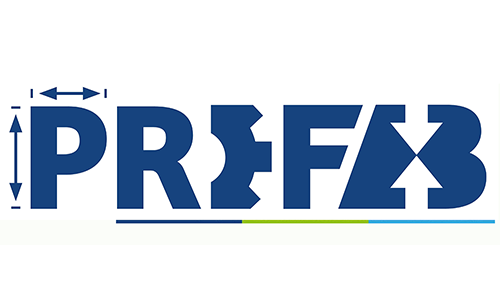 Logo of Prefab as partner of beSteel.