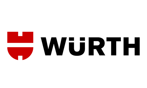 Logo of Wurth as partner of beSteel.
