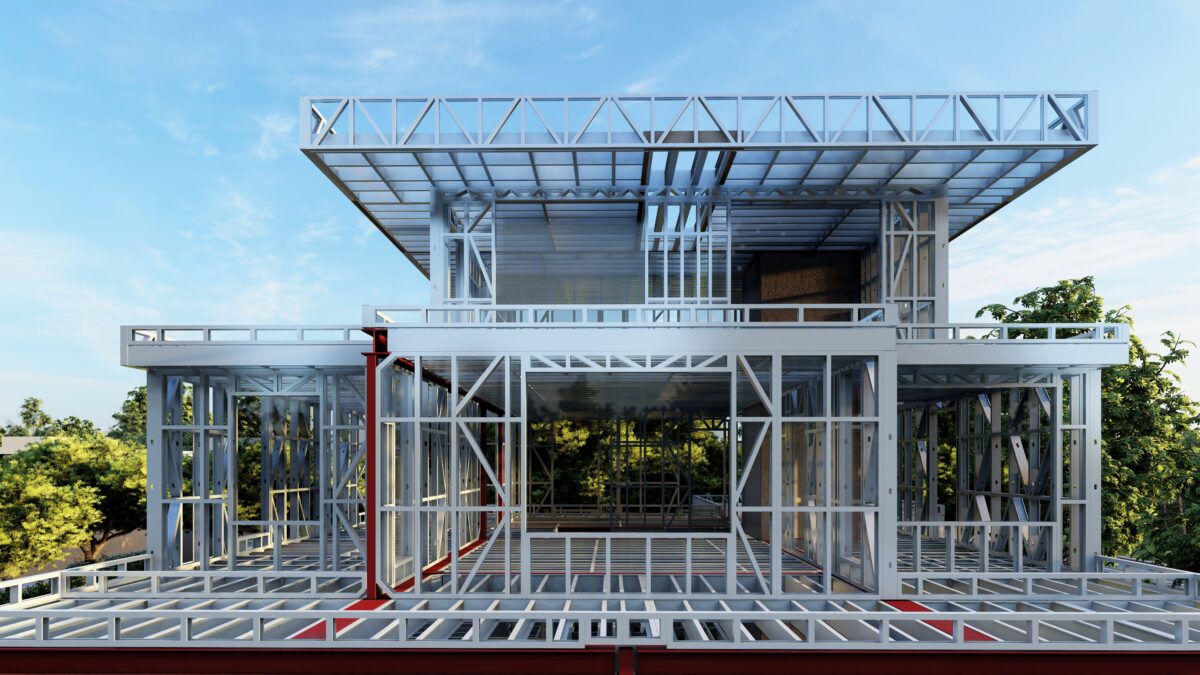 Montagne Project - steelframe with Fabricated product - Render 2 